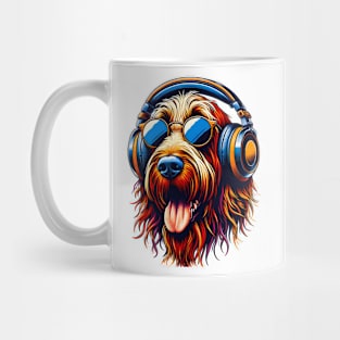 Spinone Italiano DJ Smiles with Rhythmic Vibes Mug
